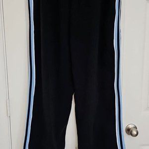 NBNGear Mens Sweatpants Navy 5XL Fleece Blue/White Stripes